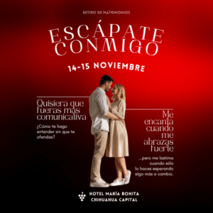 escápate conmigo | retiro de matrimonios